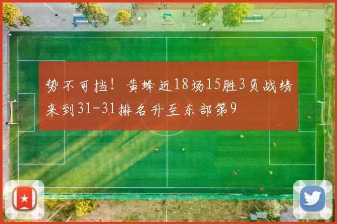 势不可挡！黄蜂近18场15胜3负战绩来到31-31排名升至东部第9